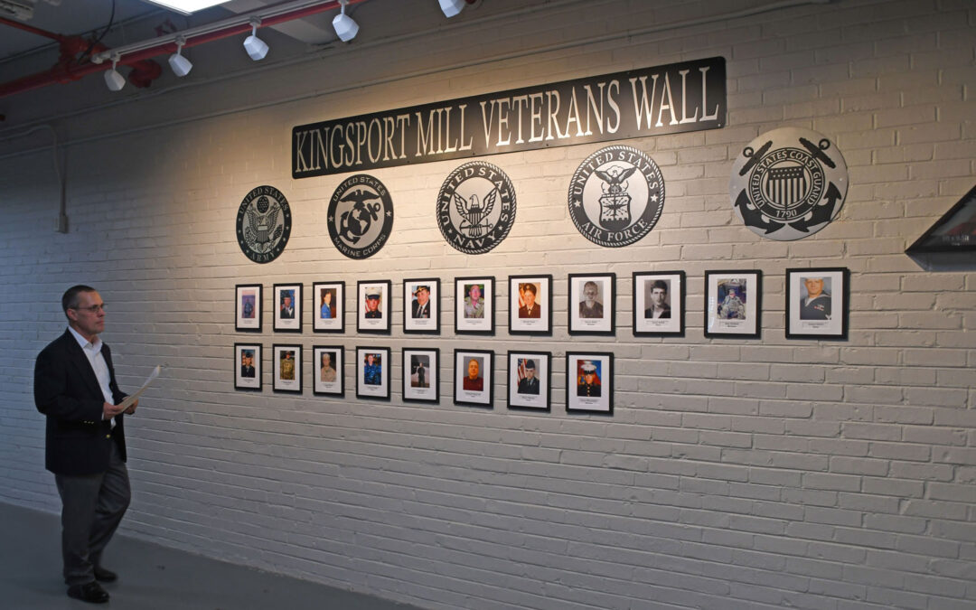 Domtar’s Kingsport Mill Unveils New Veterans Wall